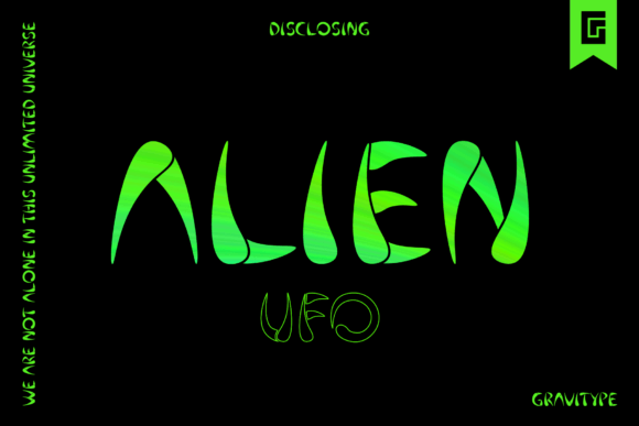 Alien Ufo: A Modern Display Font for Bold Design