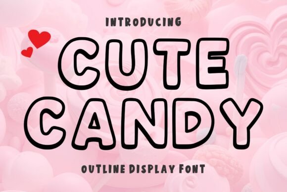 Cute Candy: A Playful Font for Creative Branding