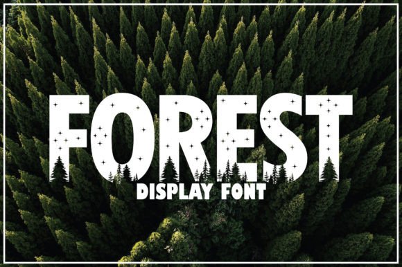 Forest: A Unique Display Font for Creative Design Projects