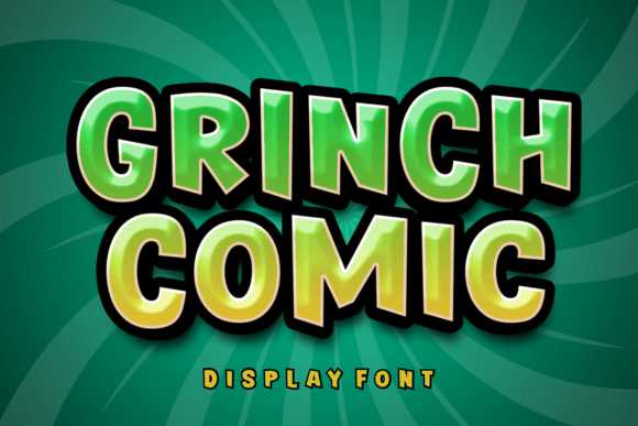 Grinch Comic: A Playful Font for Joyful Designs