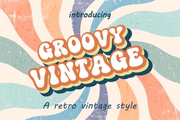 Groovy Vintage: A Bold Retro Font for Modern Design